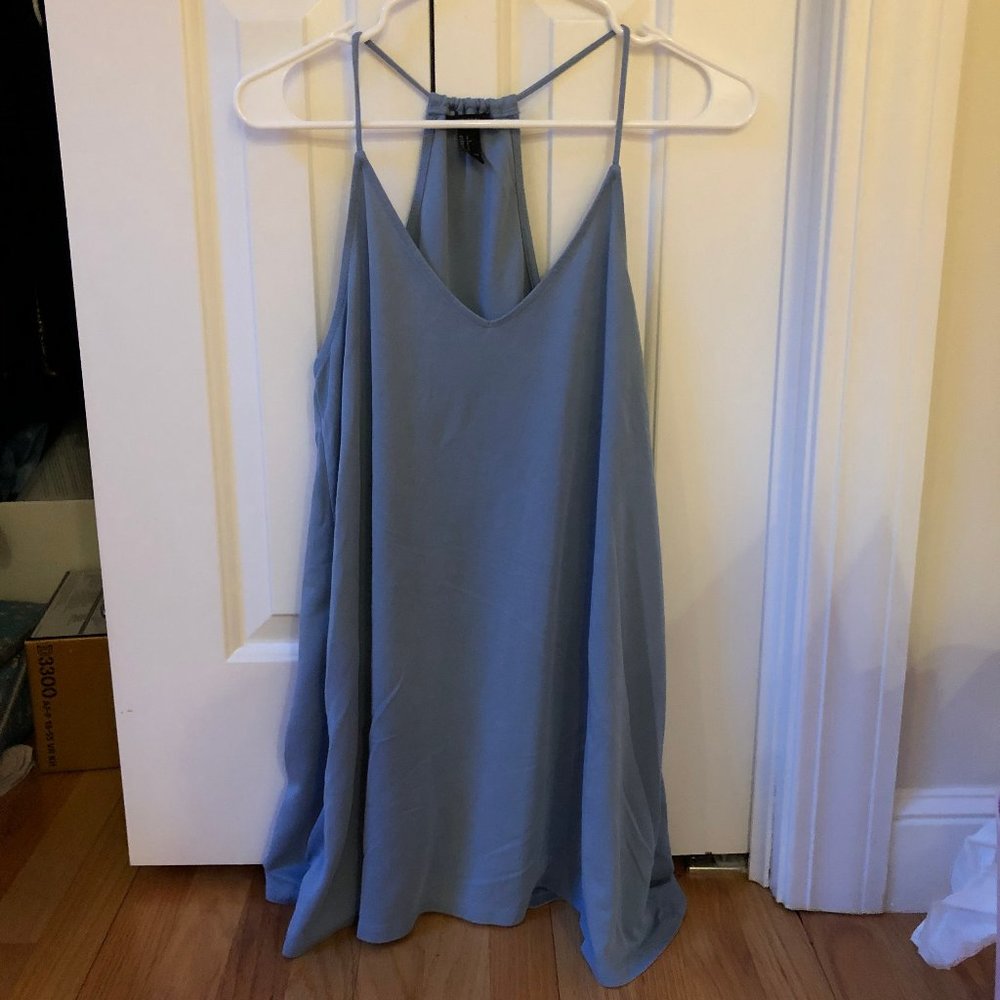Forever 21-Light Blue Cami Shift Dress-Size S
